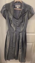 JESSICA HOWARD Pewter Cocktail Dress Sz 14 | Mother of the Bride | Weddi... - $29.70