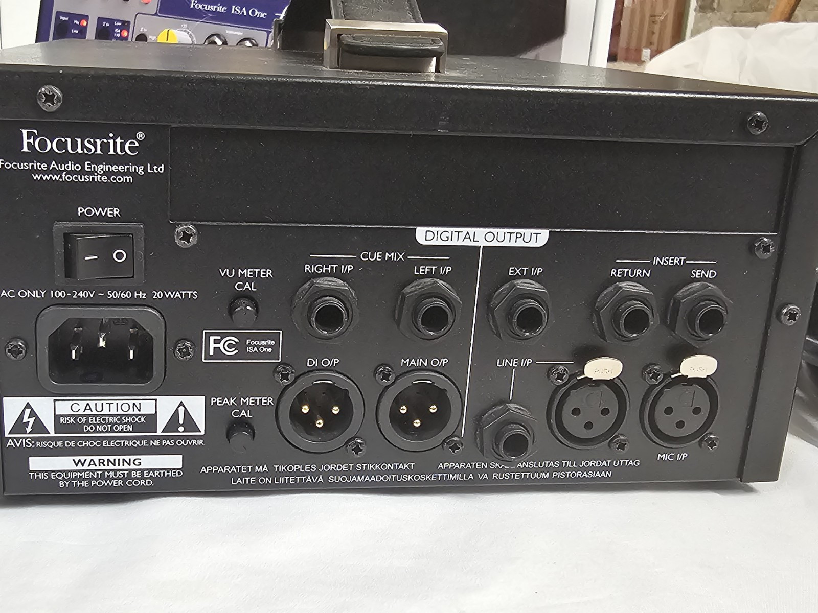 Focusrite ISA One Desktop Microphone Preamp In Box Item image 5
