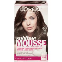 L&#39;oreal Paris Sublime Mousse By Healthy Look, Pure Dark Brown - £14.33 GBP