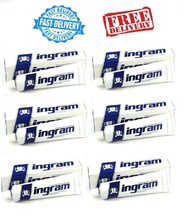 6 box Ingram Cool Lather Shave Cream 60gm Men Toiletries Smoothing Shaving Skin - £25.22 GBP