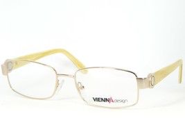 Vienna Design By Uniop UN379 02 Gold Eyeglasses Glasses Metal Frame 53-16-130mm - £24.35 GBP