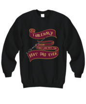 Dad Sweatshirt Fathers Day Potter Black-SS - £20.74 GBP