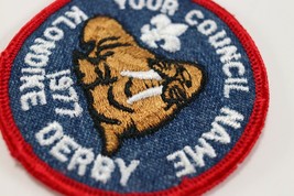 Vintage 1977 Klondike Derby Your Council Name Boy Scouts America BSA Camp Patch  - £9.04 GBP