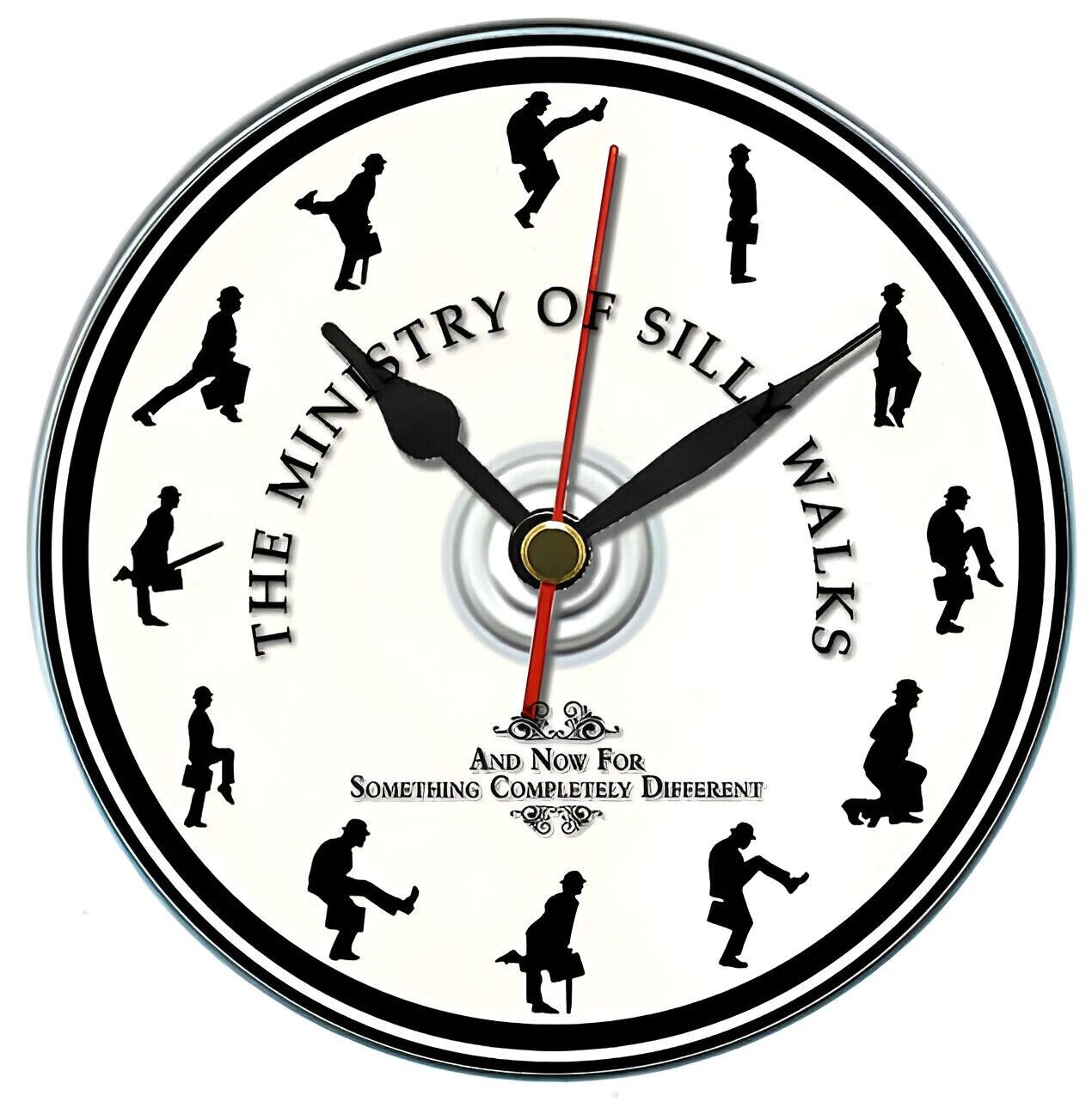 Monty Python dvd clock, Ministry of Silly walks, Secret santa gift, Free... - $12.53
