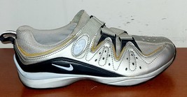 Nike Womens Cycling Shoes Sz.8 Metallic Chrome Ice Blue Low Top Adjustable  - €19,67 EUR