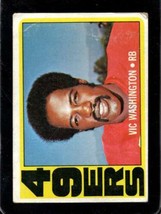 1972 Topps #22 Vic Washington Good+ (Rc) 49ERS *SBA9357 - £0.78 GBP