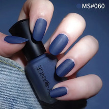Dark Blue Matte Nail Polish – Long-Lasting Quick Dry Fashion Color Lacquer - $8.90