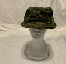 NWTS DIGITAL WOODLAND MARPAT PATROL CAP HOT WEATHER USMC MARINE CORP - £17.20 GBP