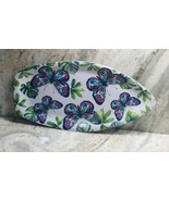 Melamine Serving Platter Butterflies 17 Inches -Spring/Large/Picnic-Purple - €13,59 EUR