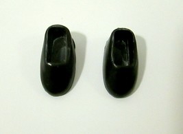 Vintage Black Doll Shoes for Unknown Fashion Doll Pre 1980 - £5.59 GBP