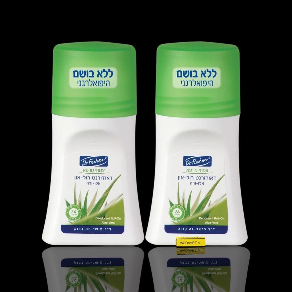 Dr. Fischer -2 Herbal Deodorant Roll-On – Aloe vera 2x70 ml - £29.41 GBP