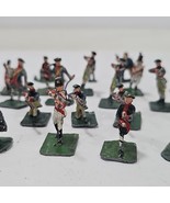 Vtg Lead Soldiers Lot Of 20 Metal Toy Figures British American Revolution ? - €33,73 EUR
