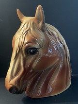 Vintage MID-CENTURY Modern Horse Head Vase Planter 9&quot; Tall, 8&quot; Long, 4&quot; Wide - £10.72 GBP