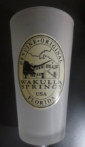Wakulla Springs usA Florida Frosted Pint Beer GLASS 16oz - $13.86