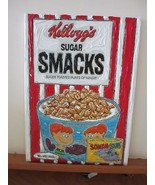 Leslie Lew &quot;Sugar Smacks&quot; Kellogg&#39;s Sweet Cereal Sculpted Monotype Canva... - $742.50
