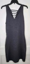 Toad &amp; Co Dress Women Large Tech Tomboy Tank Gray Sleeveless Pocket Stretch - $28.05