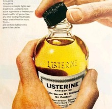 1968 Listerine Antiseptic Mouthwash Advertisement Life Magazine Hygiene ... - $19.99