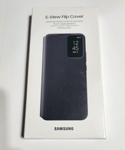 NEW OEM Black Samsung Galaxy S22+ Plus S-View Flip Cover Case EF-ZS906 -... - $13.76