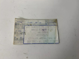 1987 AEROSMITH Saginaw Michigan CONCERT TICKET STUB PERMANENT VACATION TOUR - $8.98