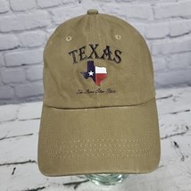 Texas The Lone Star State Hat Mens Brown Strapback Travel Ball Cap - £11.84 GBP