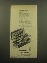1959 Mark Cross Jewel Pouch Advertisement - Traveling Jewels - $14.99