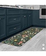 Apache Mills Kitchen Runner Green Multicolor Floral Stain Resistant Non-... - $1,013.38 MXN