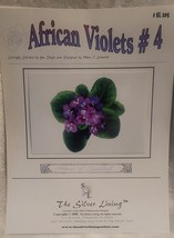 The Silver Lining - &quot;African Violets #4&quot; #SL205 - Marc I. Saastad, Designer - £14.90 GBP