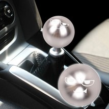 UNIVERSAL JDM Silver Evil Smile Face Metal Ball Manual Gear Shift Knob S... - £12.62 GBP