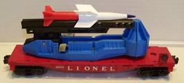 Lionel postwar #6650 IRBM missile flatcar - $32.95