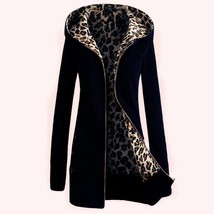 Spring Autumn Women  Jackets Coat Print work Fleece Windbreaker Female Long Slee - £142.73 GBP