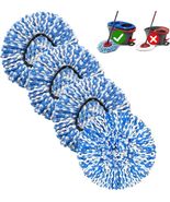 4 Pack Mop Replace Heads Compatible for Oceda, Spin Mop Refill Head Repl... - $239.46 MXN