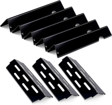 Porcelain Steel Flavorizer Bars &amp; Heat Deflectors for Weber Genesis II 3... - $73.94