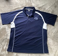 Penn State Embroidered Short Sleeve Polo Golf Shirt Champion elite Men&#39;s 2XL - £11.71 GBP