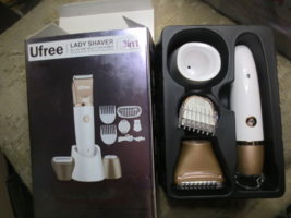 Ufree Lady Shaver 3 in 1 Groomer wtih attachments in box - £22.93 GBP