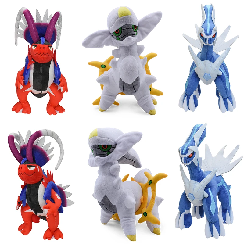 Dialga Arceus Koraidon Pokemon Toys Cartoon Soft Plush Dolls  Stuffed Peluche - £20.05 GBP+