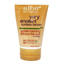 Alba Botanica Very Emollient Sunless Golden Tanning without the Sun Lotion,4 Oz - £13.86 GBP