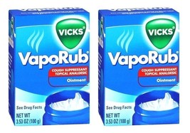 Vicks VapoRub -  100 gm x 2 pack (Free Shipping worldwide) - £19.31 GBP