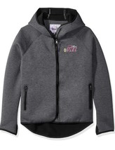 NBA New Orleans Jazz Throwback Womens Medium Drop Kick Jacket Touch Grey - $11.72