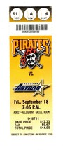 Sep 18 1998 Houston Astros @ Pittsburgh Pirates Ticket Randy Johnson Win - £23.34 GBP