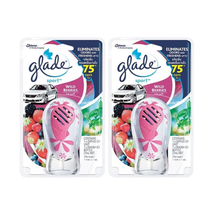 2X Glade Sport Car Air Freshener Wild Berries Scent Fragrance Perfume 7 Ml - £35.17 GBP