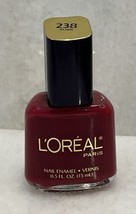 L&#39;oreal Nail Enamel Polish - 238 Rubis - 0.5 oz - £16.08 GBP