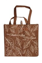 Give Thanks To the Lord Eco Tote Bag, Brown - $5.00