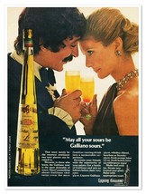 Print Ad Liquore Galliano Sours Recipe Vintage 1973 Advertisement - £7.62 GBP