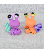 Littlest Pet Shop Hermit Crabs Lot of 2 LPS 631 Purple Teal &amp; 352 Peach ... - $234.56 MXN