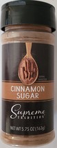 Culinary Flavoring Cinnamon Sugar 5.75 oz Flip-Top Shaker Bottles - £2.76 GBP