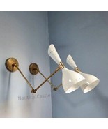 White Plug in Wall Sconce 1950&#39;s Mid Century Italian Diablo Wall Sconce ... - £70.40 GBP