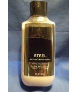 Bath and Body Works New Mens Steel Body Lotion 8 oz - £8.75 GBP