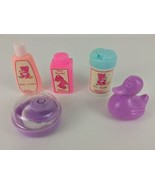 Vintage Oscar Creation Doll Baby Accessories Lot Pink Bear Bath Bathing ... - €32,57 EUR