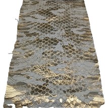 Gold Elaphe Snake Skin Leather Snakeskin Craft Supply - $11.05+