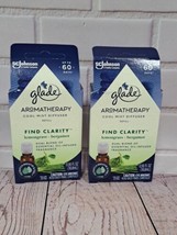 2 New Glade Aromatherapy Cool Mist Diffuser Refills - FIND CLARITY 0.56 ... - $7.84